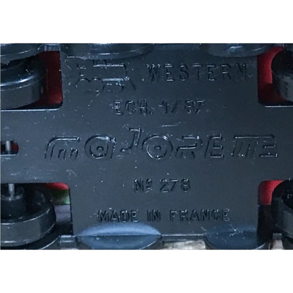 Vintage Majorette Green Red Diecast Locomotive Train Toy Made In France - Picture 7 of 7